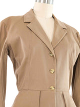 Alaia Taupe Blazer Jacket arcadeshops.com