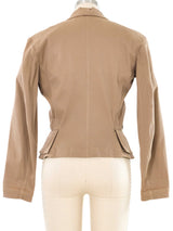Alaia Taupe Blazer Jacket arcadeshops.com
