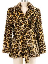 1990s Anna Sui Faux Leopard Jacket Jacket arcadeshops.com
