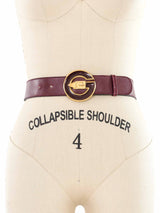 Gucci Enamel G Buckle Belt Accessory arcadeshops.com