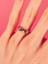 14k Antique Diamond Stacking Ring Fine Jewelry arcadeshops.com