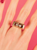 14k Diamond Link Ring Fine Jewelry arcadeshops.com