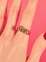 14k Rectangular Diamond Ring Fine Jewelry arcadeshops.com