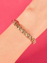 14k Diamond Twist Link Bracelet Fine Jewelry arcadeshops.com