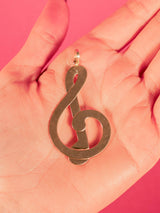 14k Treble Clef Pendant Fine Jewelry arcadeshops.com
