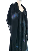 1970s Koos Van Den Akker Printed Chiffon Ensemble Suit arcadeshops.com