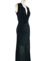 Olivier Theyskens Silk Chiffon Gown Dress arcadeshops.com