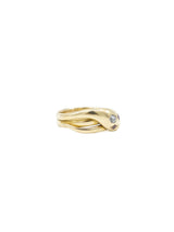 18k Ruby and Diamond Coiled Snake Ring Fine Jewelry arcadeshops.com