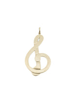 14k Treble Clef Pendant Fine Jewelry arcadeshops.com