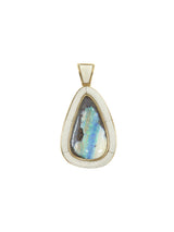 14k Bone and Opal Pendant Fine Jewelry arcadeshops.com