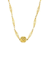 14k Antique French Link Necklace Fine Jewelry arcadeshops.com