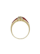 18k Coral Band Ring Fine Jewelry arcadeshops.com