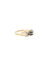 14k Antique Diamond Stacking Ring Fine Jewelry arcadeshops.com