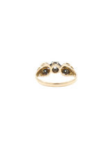 14k Antique Diamond Stacking Ring Fine Jewelry arcadeshops.com