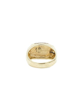 14k Geometric Diamond Signet Ring Fine Jewelry arcadeshops.com