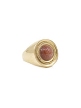 18k Goldstone Signet Ring Fine Jewelry arcadeshops.com