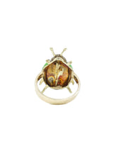 14k Enamel Scarab Ring Fine Jewelry arcadeshops.com