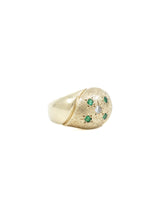14k Star Set Emerald Ring Fine Jewelry arcadeshops.com