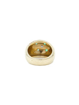 14k Star Set Emerald Ring Fine Jewelry arcadeshops.com