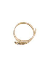 18k Rose Gold Diamond Snake Ring Fine Jewelry arcadeshops.com