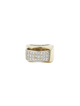 14k Diamond Ribbon Statement Ring Fine Jewelry arcadeshops.com