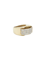 14k Diamond Ribbon Statement Ring Fine Jewelry arcadeshops.com