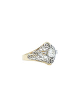 14k Diamond Filigree Ring Fine Jewelry arcadeshops.com
