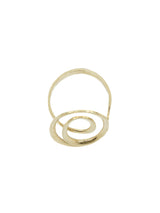 1970s 14k Swirl Ring Fine Jewelry arcadeshops.com