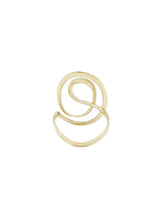 1970s 14k Swirl Ring Fine Jewelry arcadeshops.com