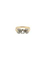 14k Antique Diamond Stacking Ring Fine Jewelry arcadeshops.com