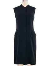 1990s Calvin Klein Collection Sleeveless Wool Dress Dress arcadeshops.com