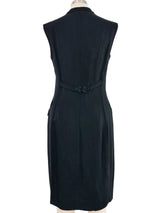 1990s Calvin Klein Collection Sleeveless Wool Dress Dress arcadeshops.com