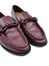 Bottega Veneta Astaire Leather Knot Loafer, 36.5 Accessory arcadeshops.com