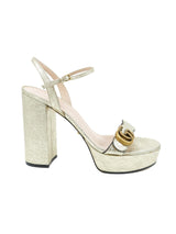 Gucci Galassia GG Marmont Platform Sandal, 40 Accessory arcadeshops.com
