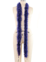 Navy Marabou Boa Accessory arcadeshops.com