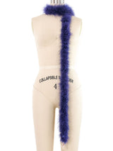Navy Marabou Boa Accessory arcadeshops.com