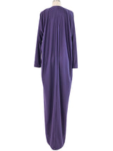 Halston IV Plum Jersey Caftan