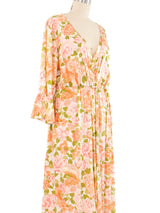 Rose and Peony Print Jersey Lounge Ensemble
