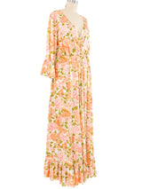 Rose and Peony Print Jersey Lounge Ensemble
