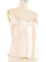 Champagne Silk Satin Cami Top arcadeshops.com