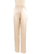 Champagne Silk Lounge Pant