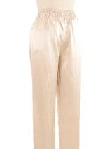 Champagne Silk Lounge Pant