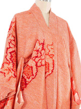 Orange Shibori Haori Kimono Jacket arcadeshops.com
