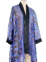 Zandra Rhodes Painted Silk Robe
