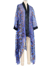 Zandra Rhodes Painted Silk Robe