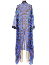 Zandra Rhodes Painted Silk Robe