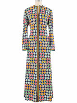 1970s Dot Print Caftan