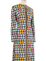 1970s Dot Print Caftan