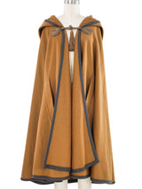 Yves Saint Laurent Russian Collection Wool Cape