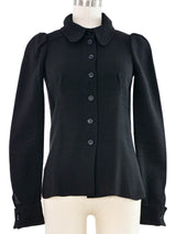 Biba Crepe Button Front Blouse Top arcadeshops.com